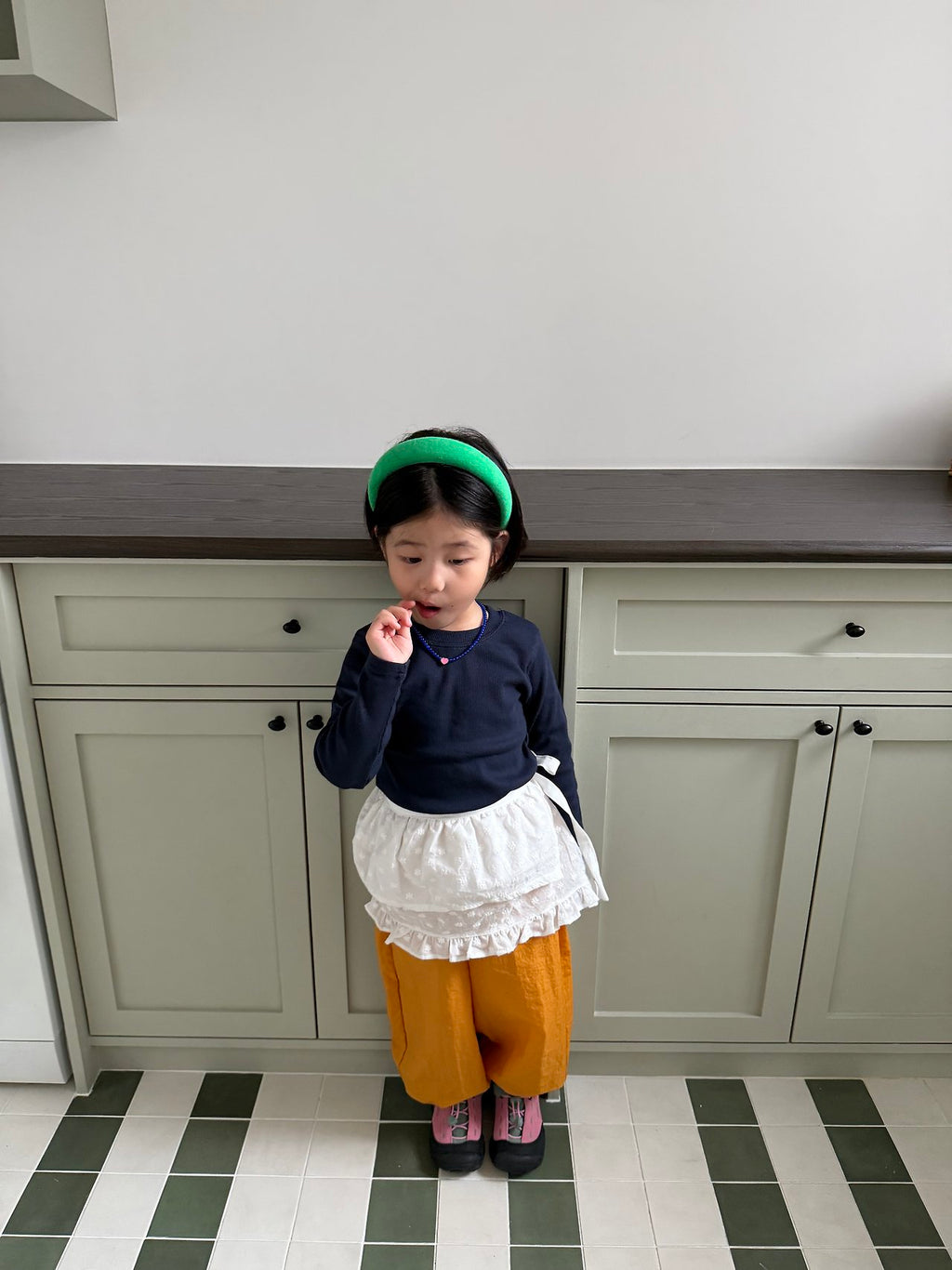 pie Baby Breath Apron Skirt