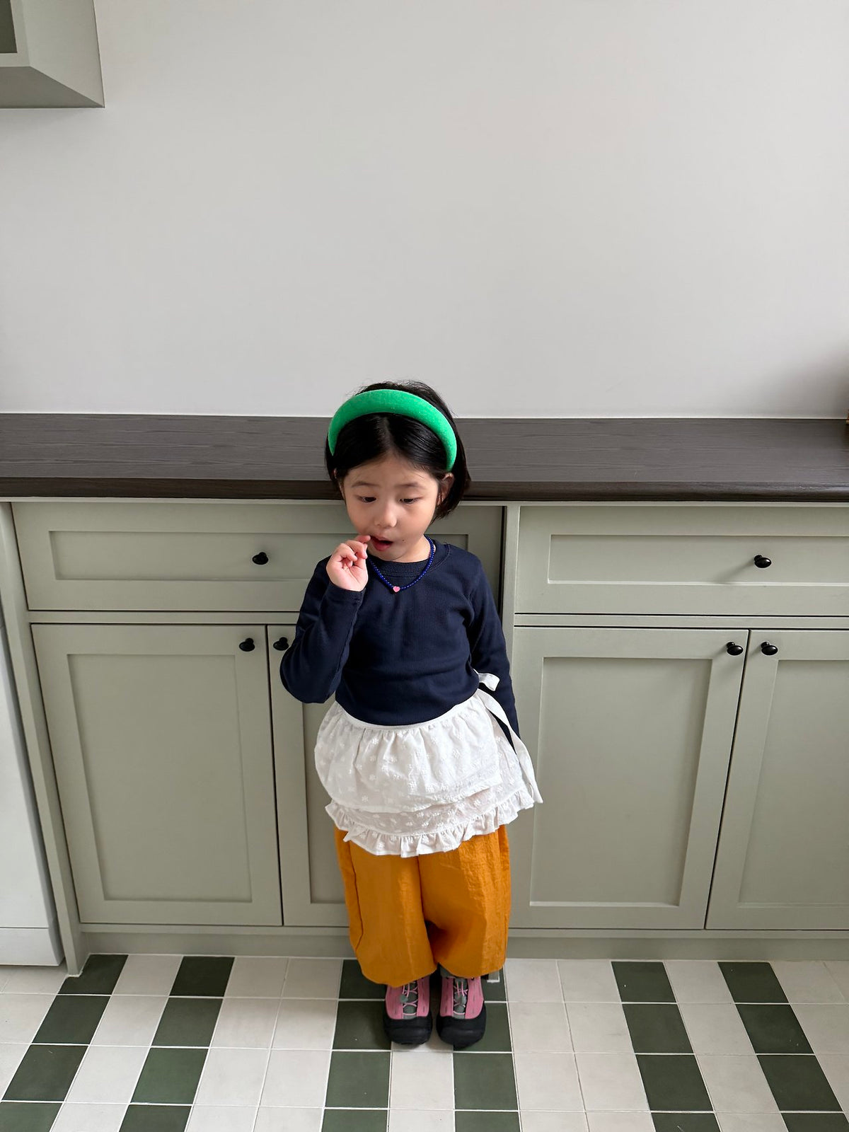 pie Baby Breath Apron Skirt