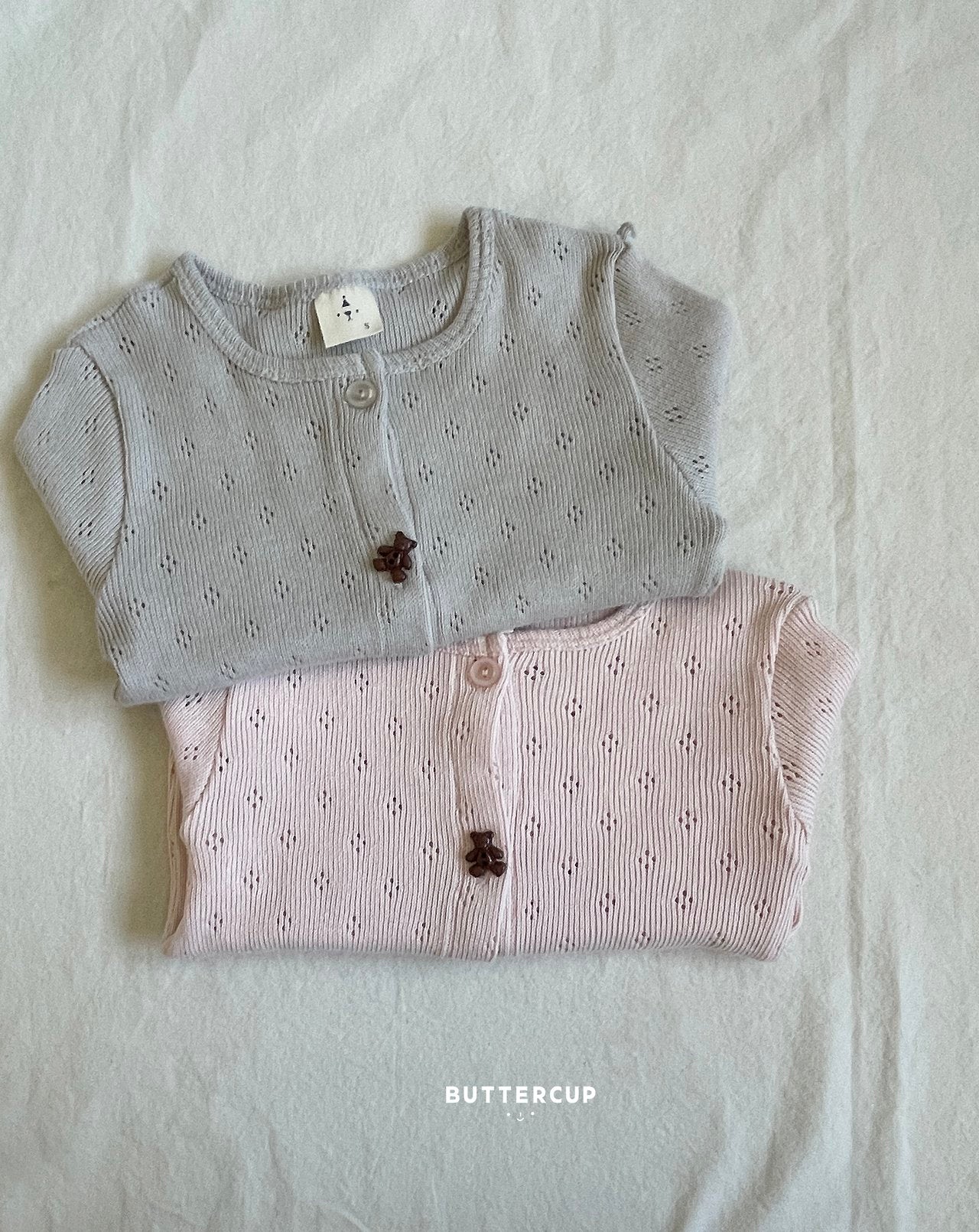 Buttercup Bear Eyelet Cardigan