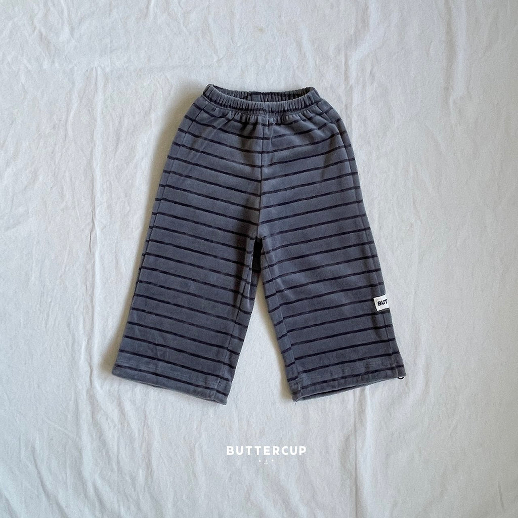 Buttercup Velour Stripe Pants