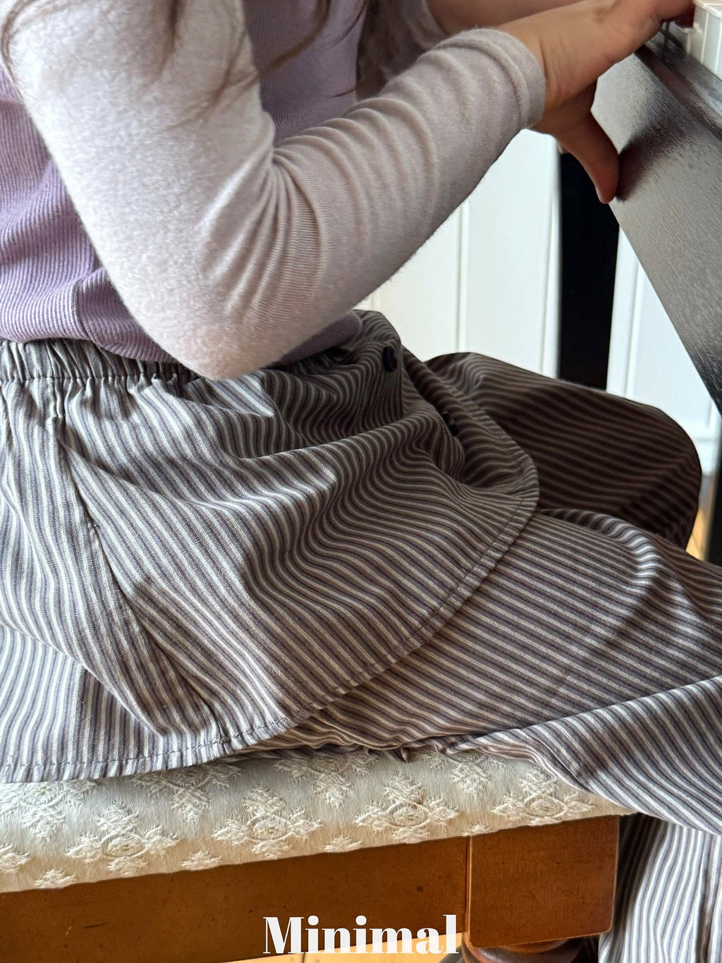 Minimal Ray Skirt Pants