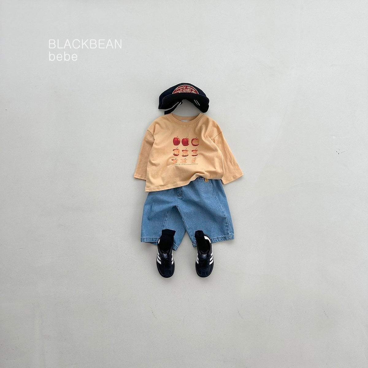 Black Bean Apple Bebe Tee 6