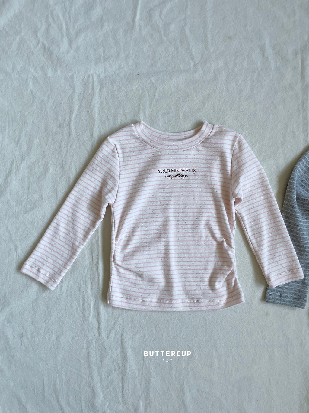 Buttercup Letter Shirring Tee