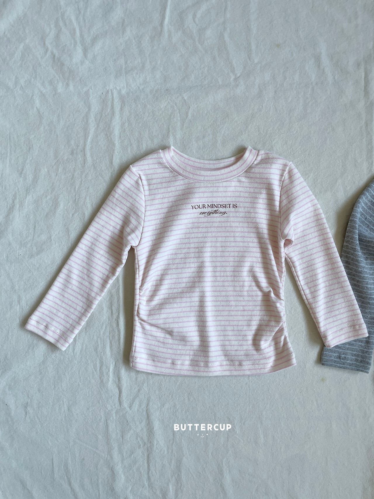 Buttercup Letter Shirring Tee