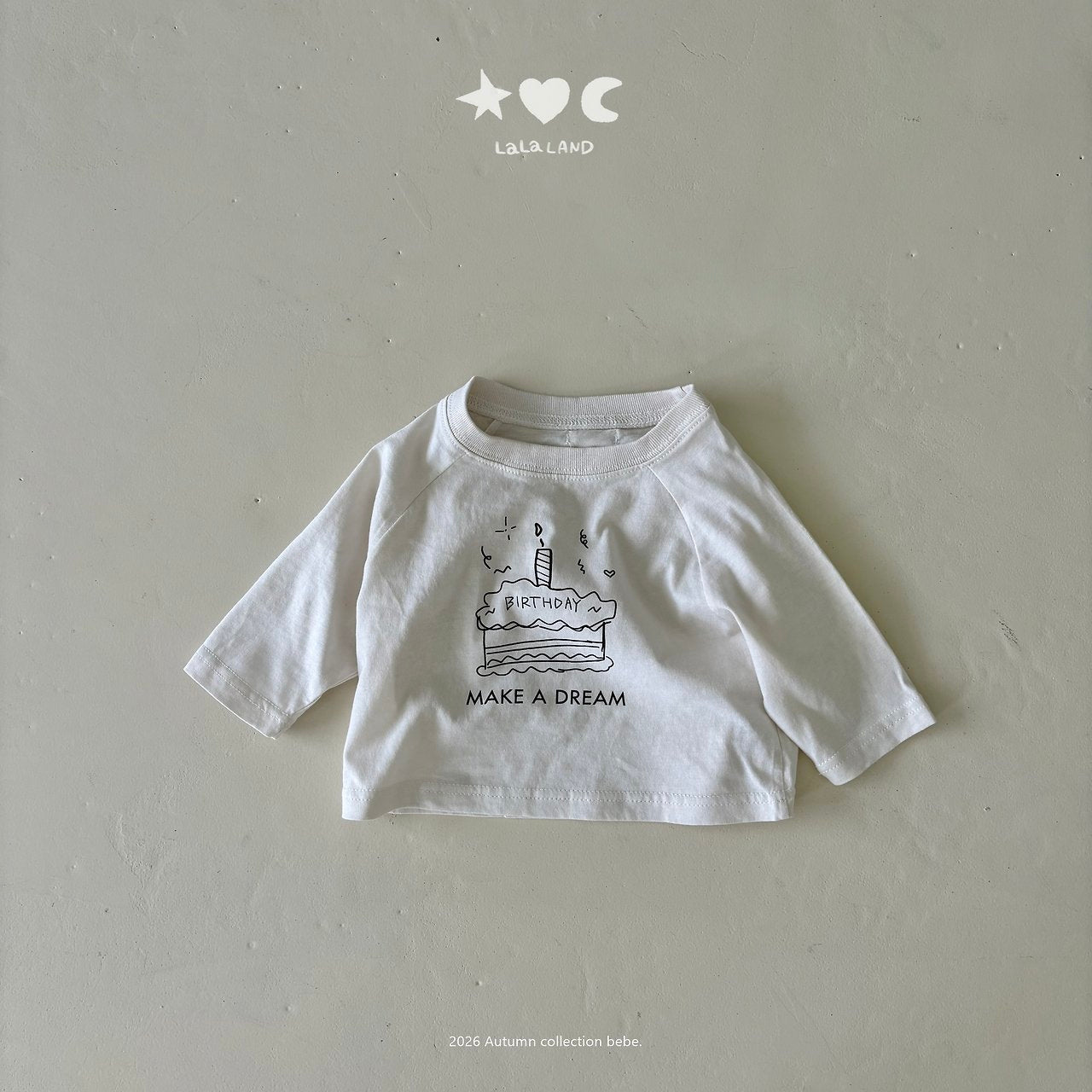 Lalaland Happy Raglan Tee