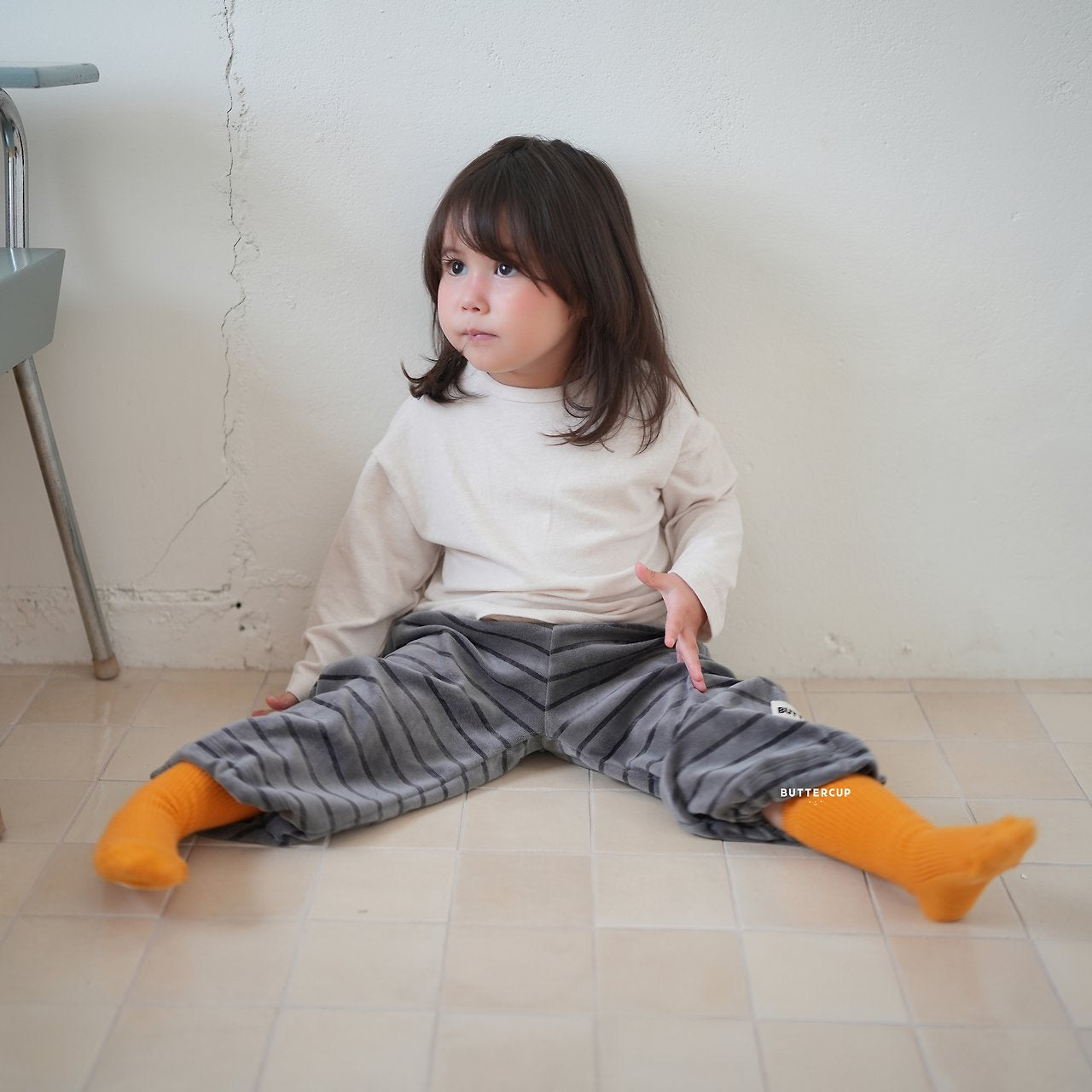 Buttercup Velour Stripe Pants