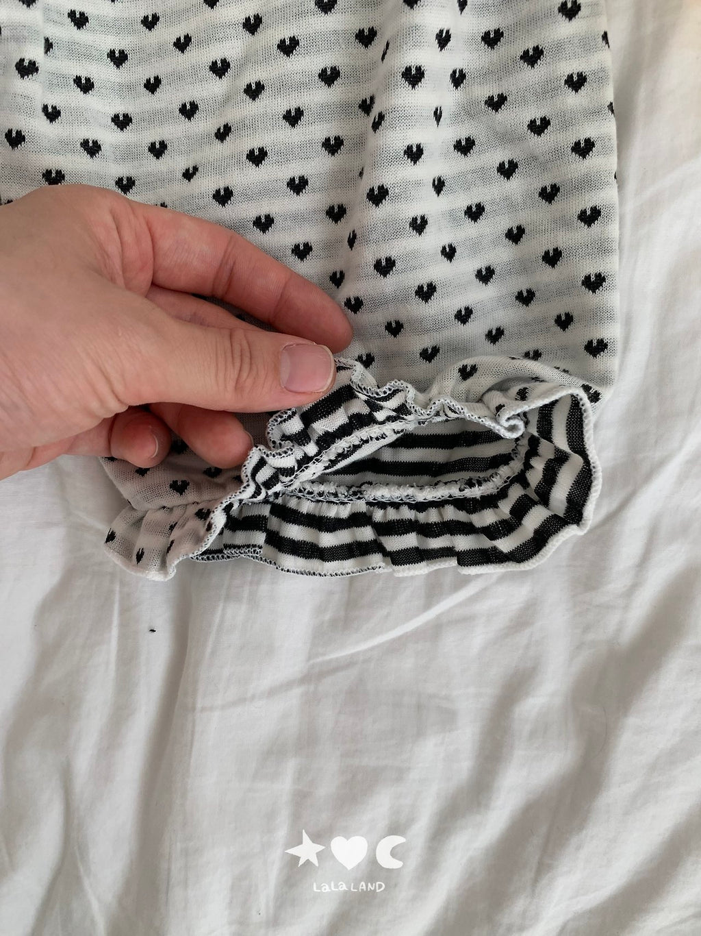 Lalaland Heart Dot Frill Pants