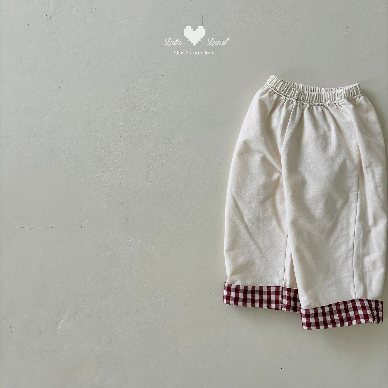 Lalaland Check Panel Pants