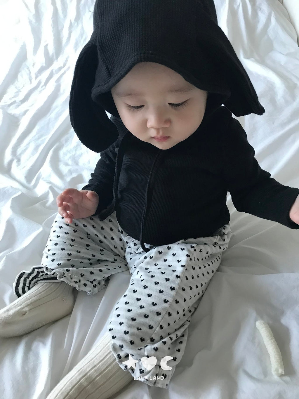 Lalaland Heart Dot Frill Pants