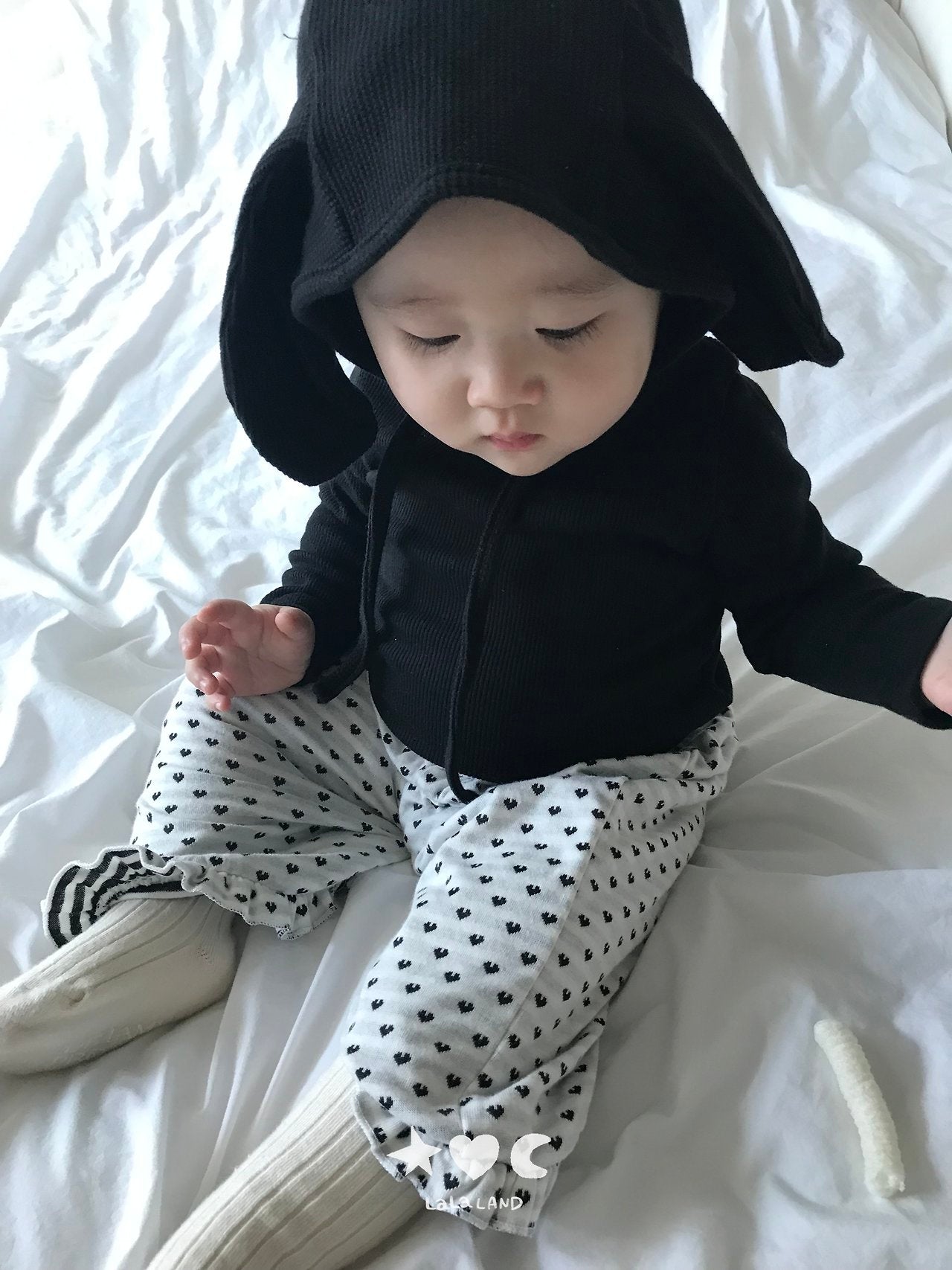 Lalaland Heart Dot Frill Pants