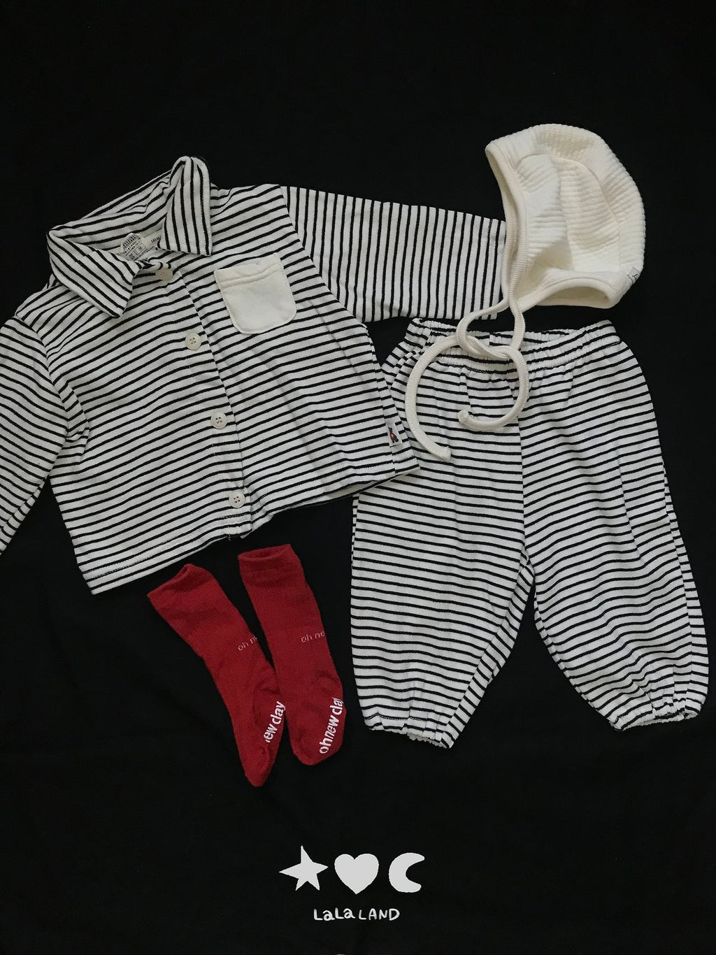 Lalaland Stripe Terry Pants