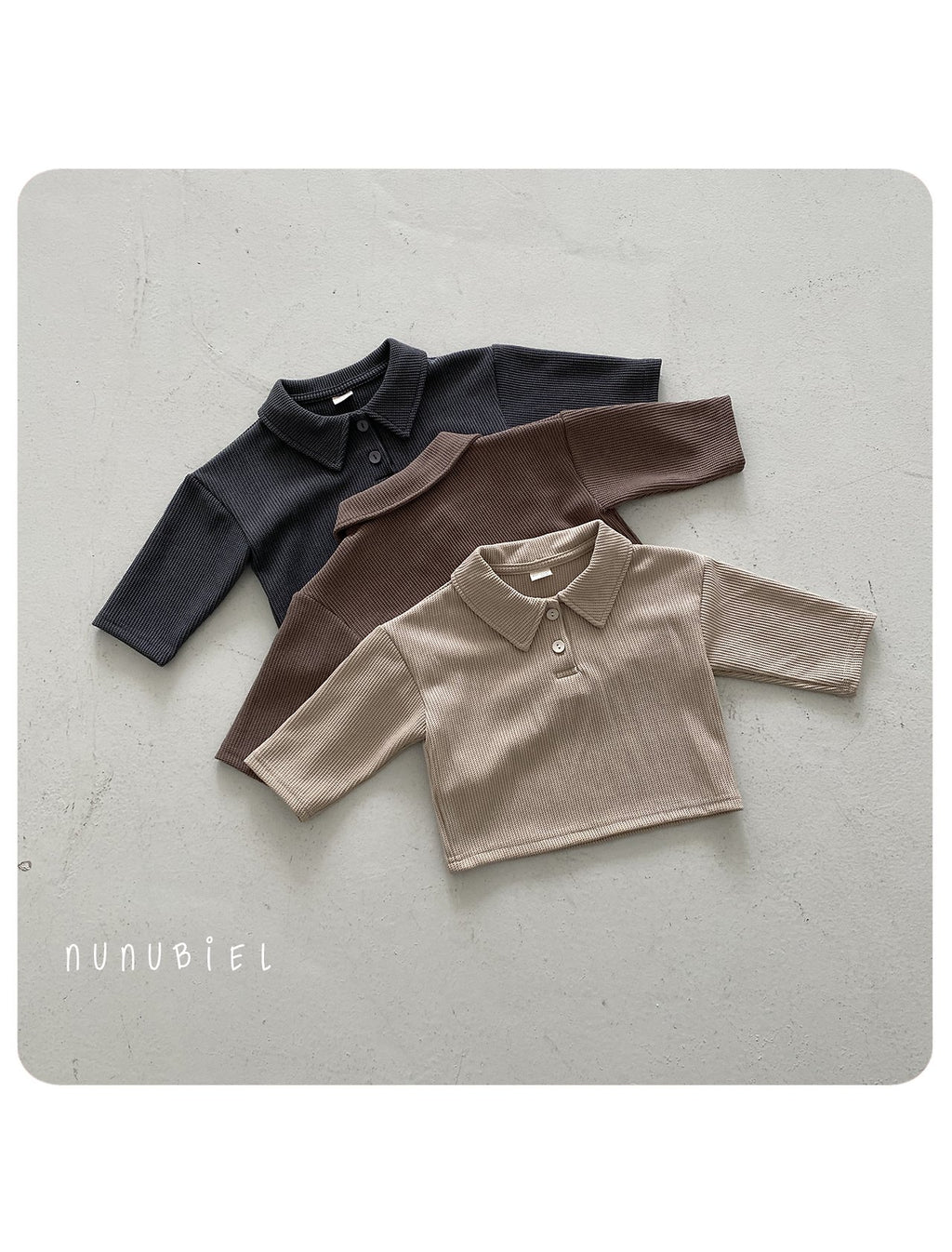 Nunu Biel Bebe Waffle Shirt 2