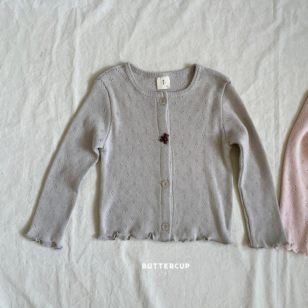 Buttercup Bear Eyelet Cardigan