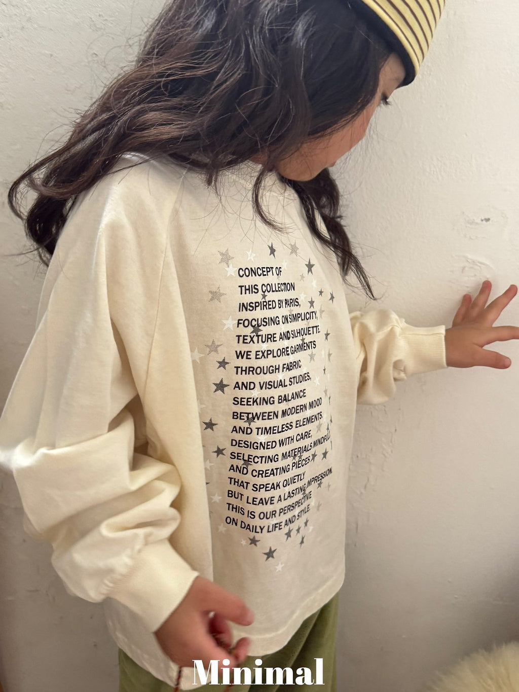 Minimal Star Lettering Tee