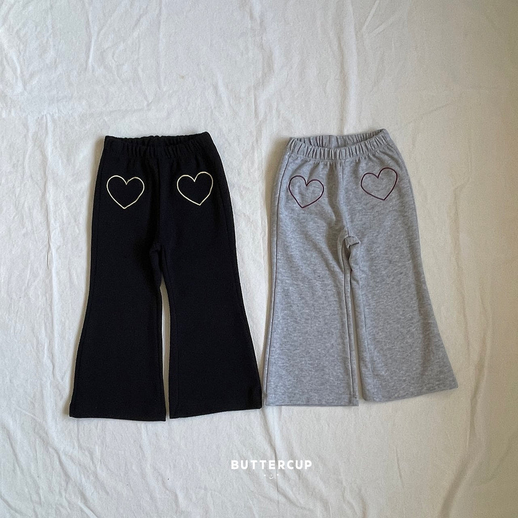 Buttercup Heart Bootcut Pants