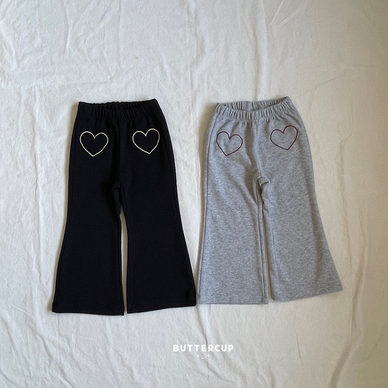 Buttercup Heart Bootcut Pants