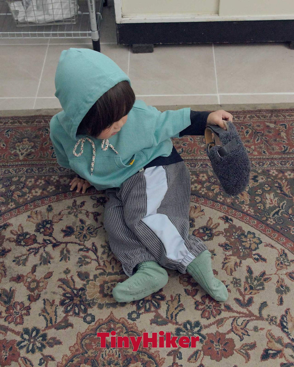 Tiny Hiker Buddy Stripe Jogger Pants