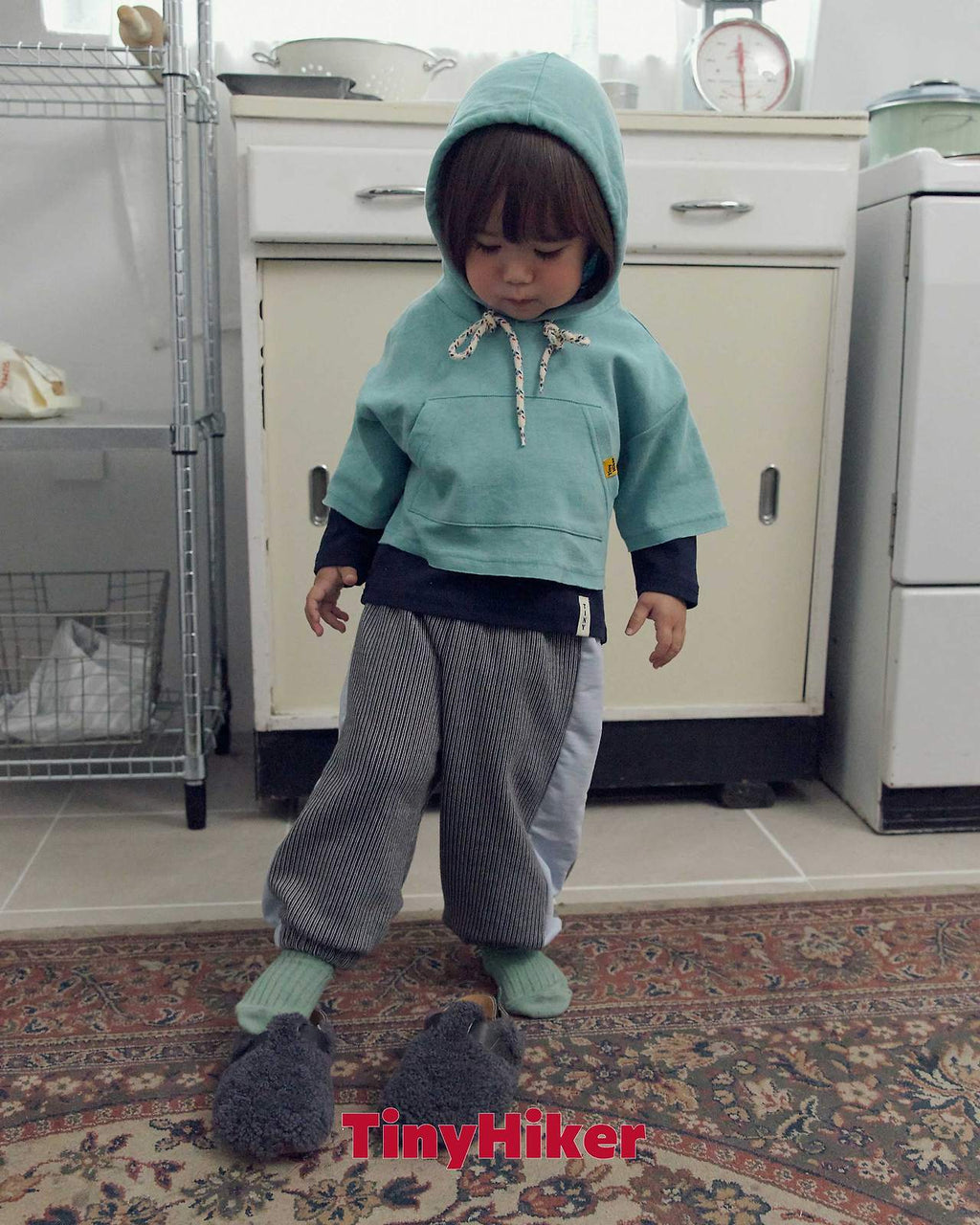 Tiny Hiker Buddy Stripe Jogger Pants
