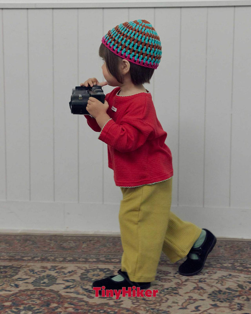 Tiny Hiker Popo Handmade Beanie