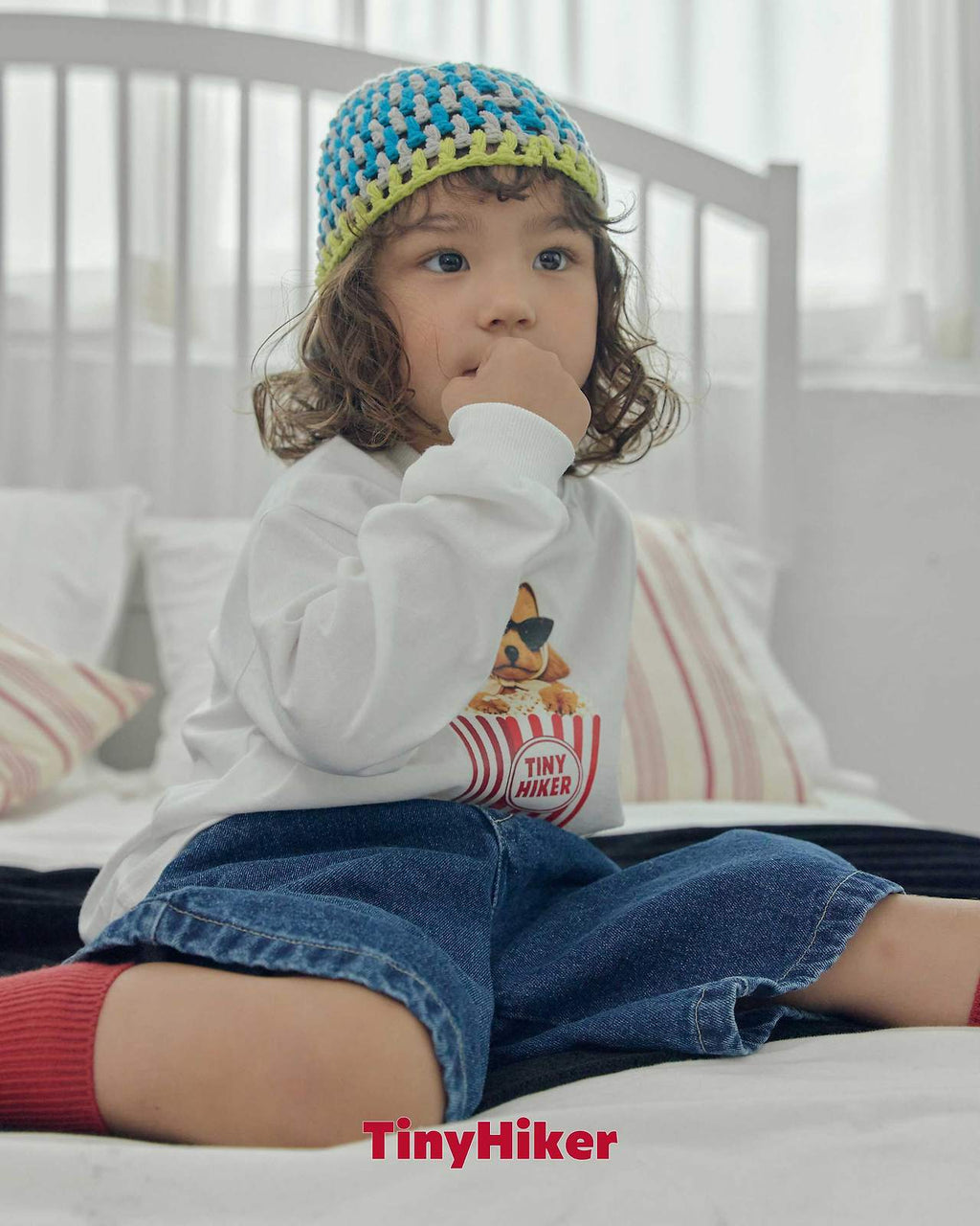 Tiny Hiker Popo Handmade Beanie