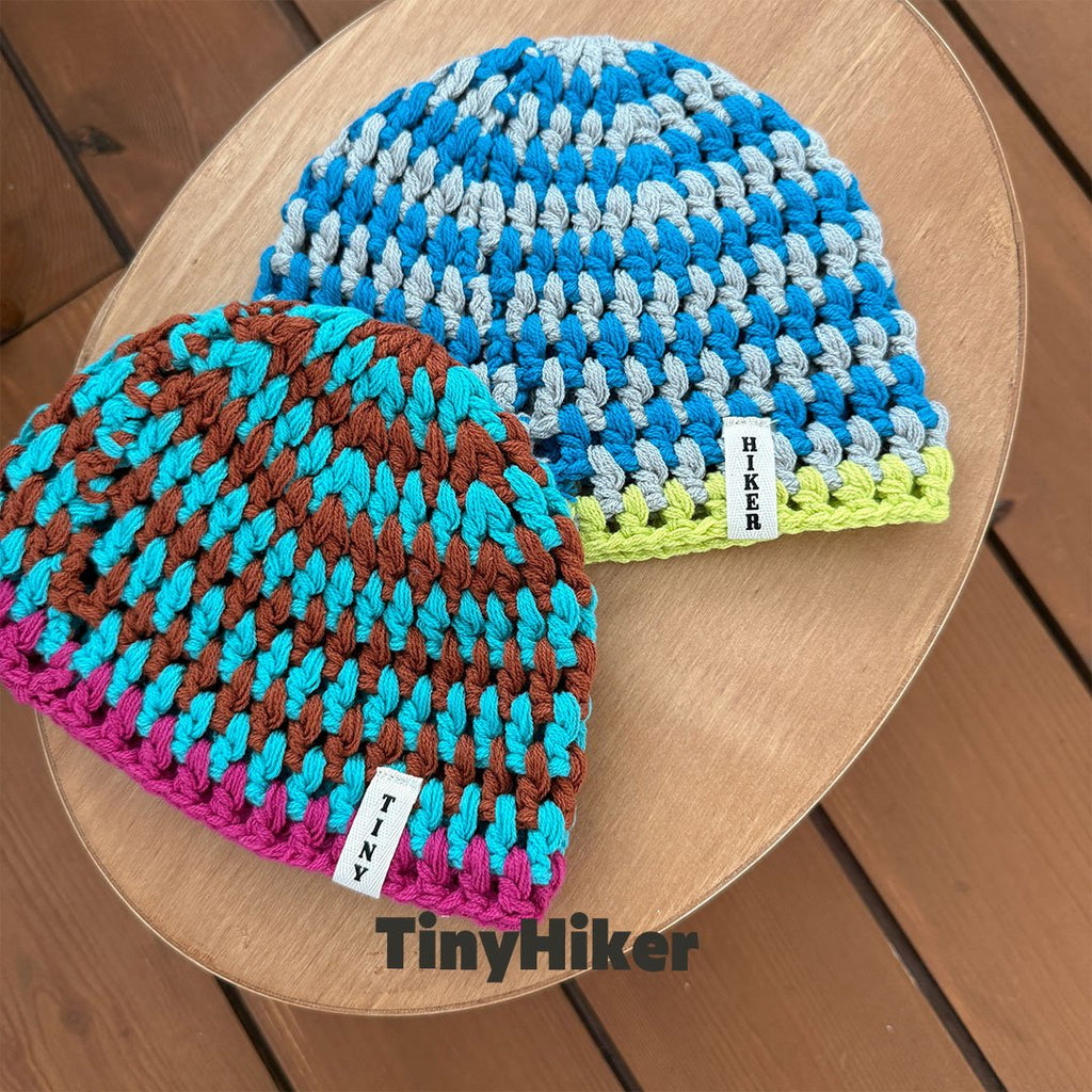 Tiny Hiker Popo Handmade Beanie