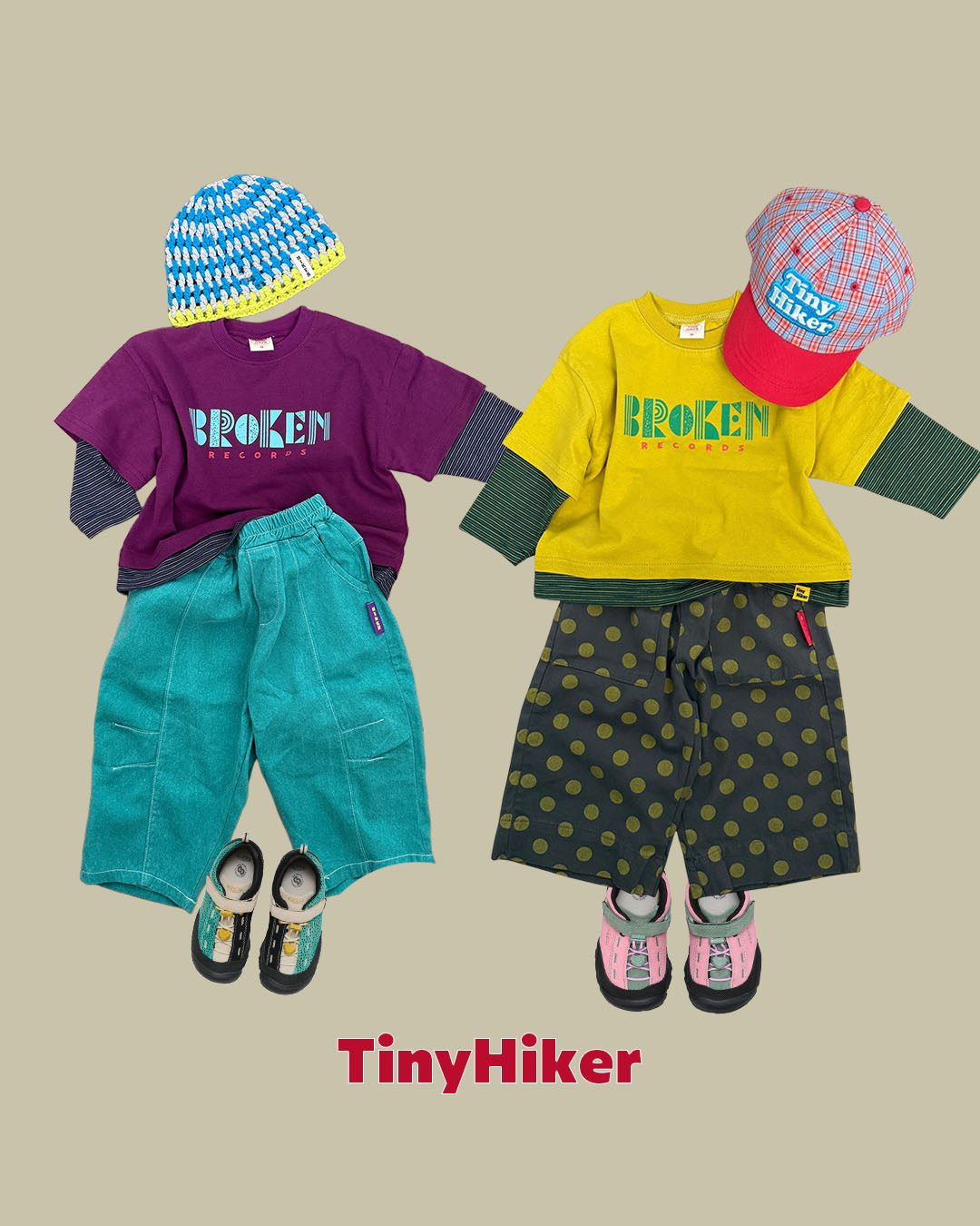 Tiny Hiker Popo Handmade Beanie