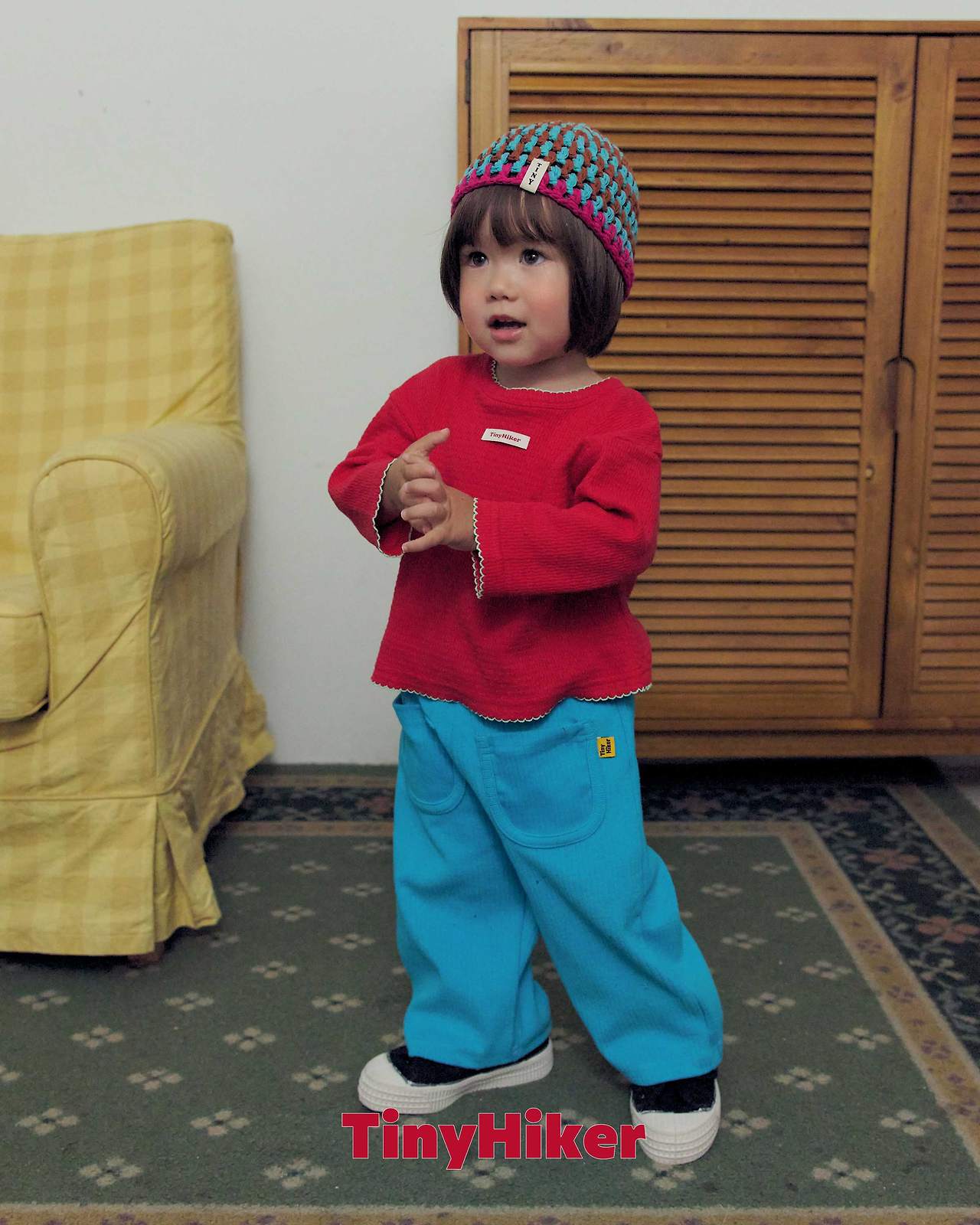 Tiny Hiker Color Stretch Pants