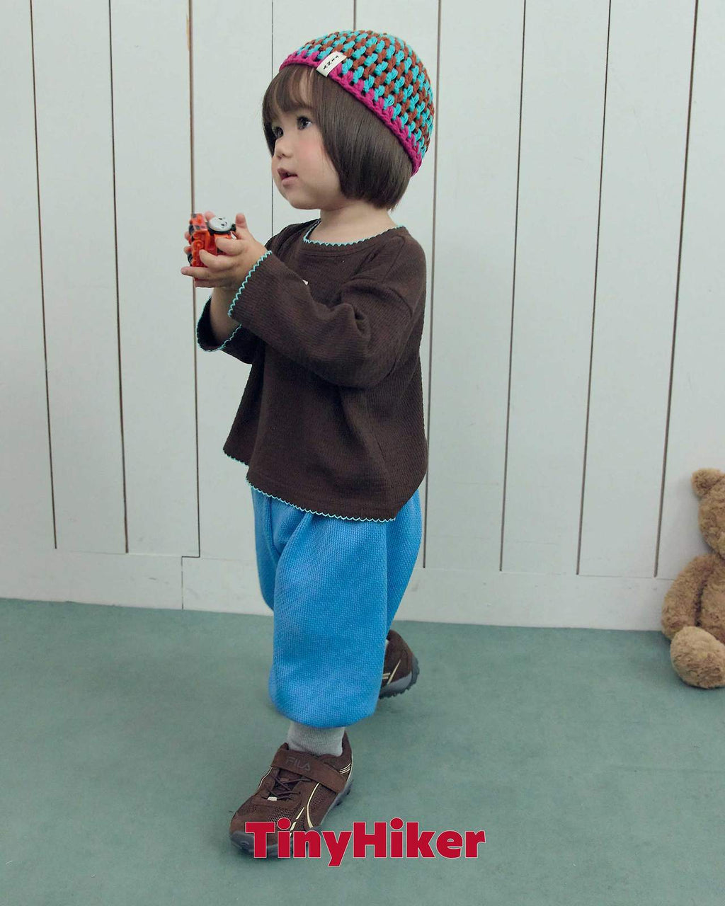 Tiny Hiker Acorn Ribbed Pants