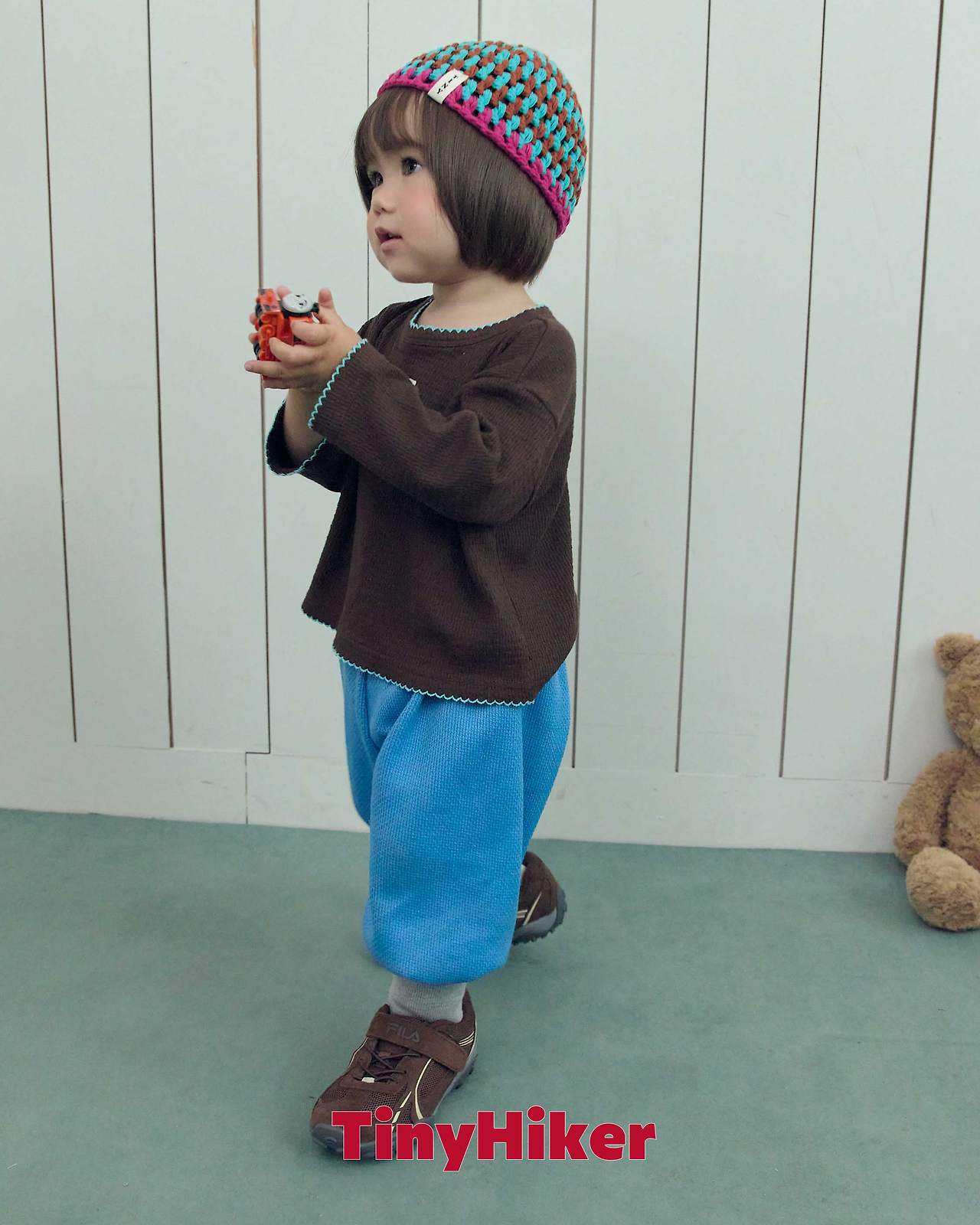 Tiny Hiker Acorn Ribbed Pants