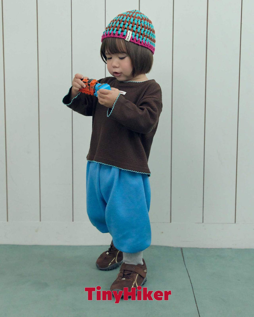 Tiny Hiker Acorn Ribbed Pants