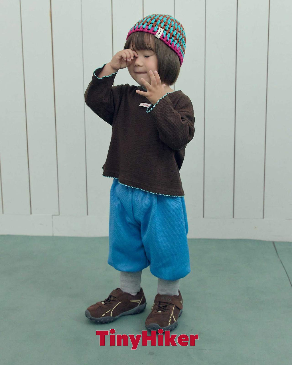 Tiny Hiker Acorn Ribbed Pants