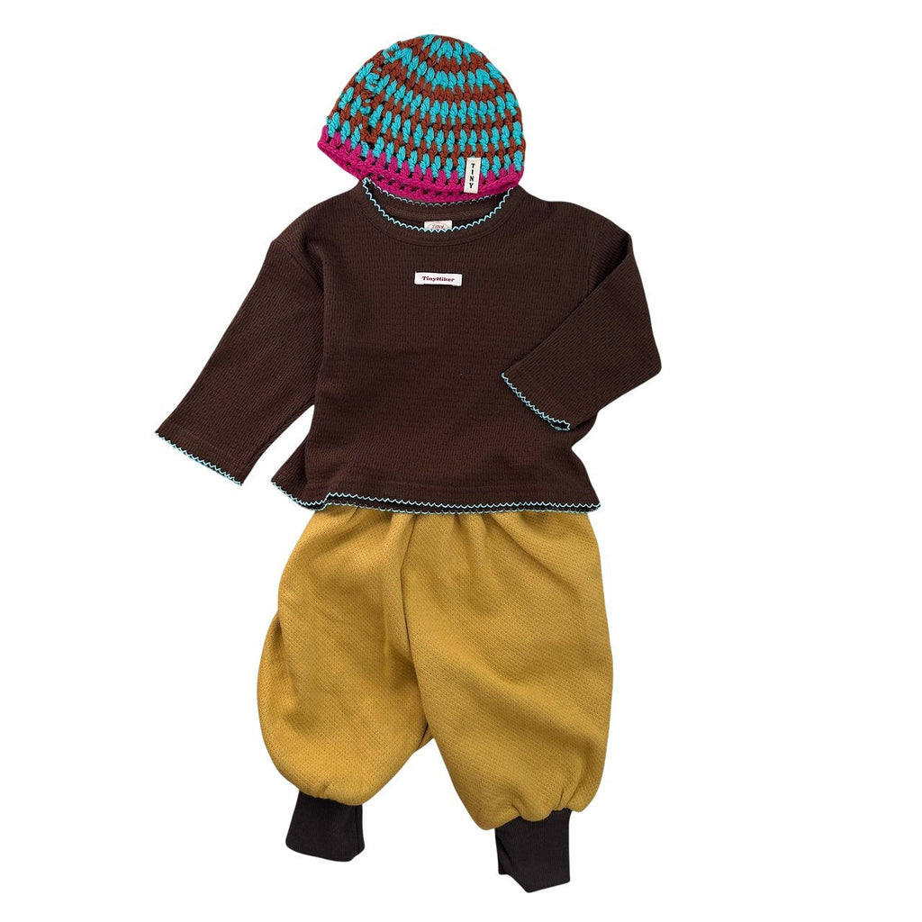 Tiny Hiker Acorn Ribbed Pants