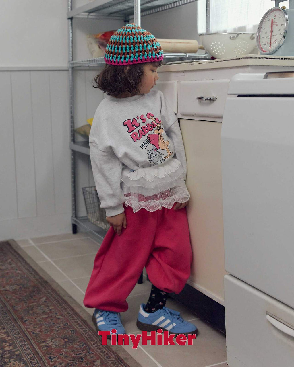 Tiny Hiker Coni Button Jogger Pants