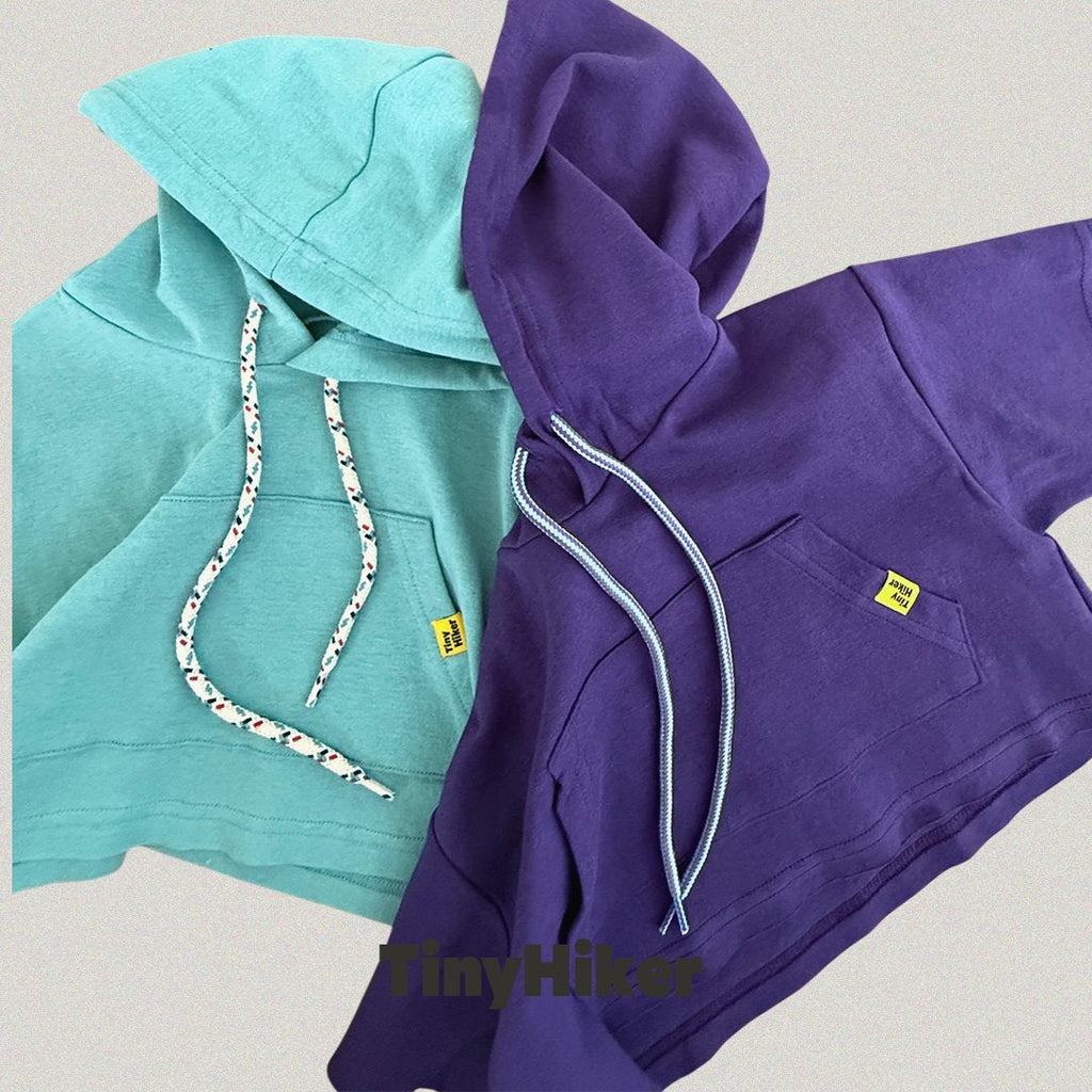 Tiny Hiker Din Din Layered Hoodie
