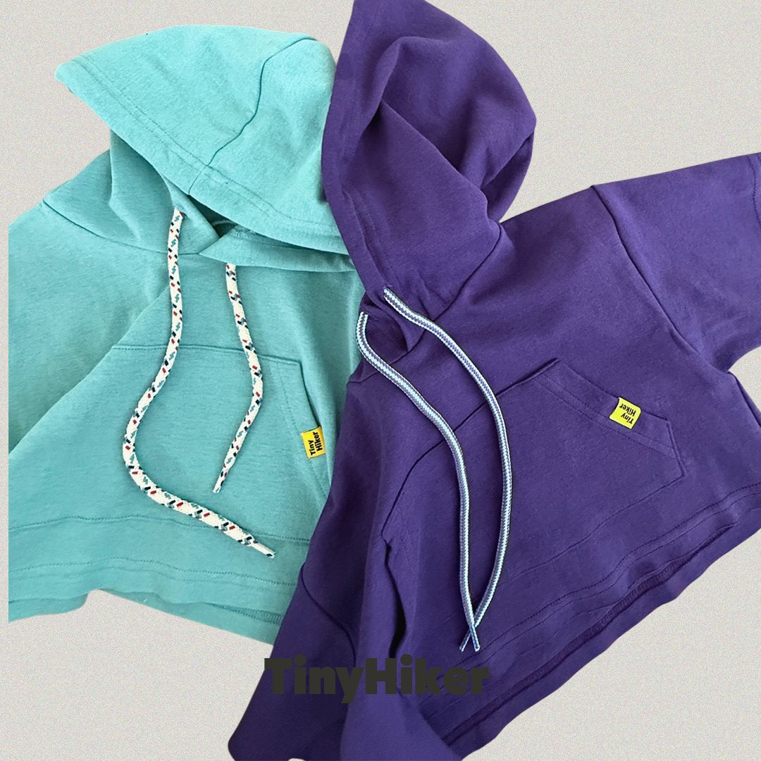 Tiny Hiker Din Din Layered Hoodie