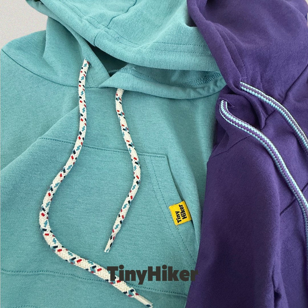 Tiny Hiker Din Din Layered Hoodie