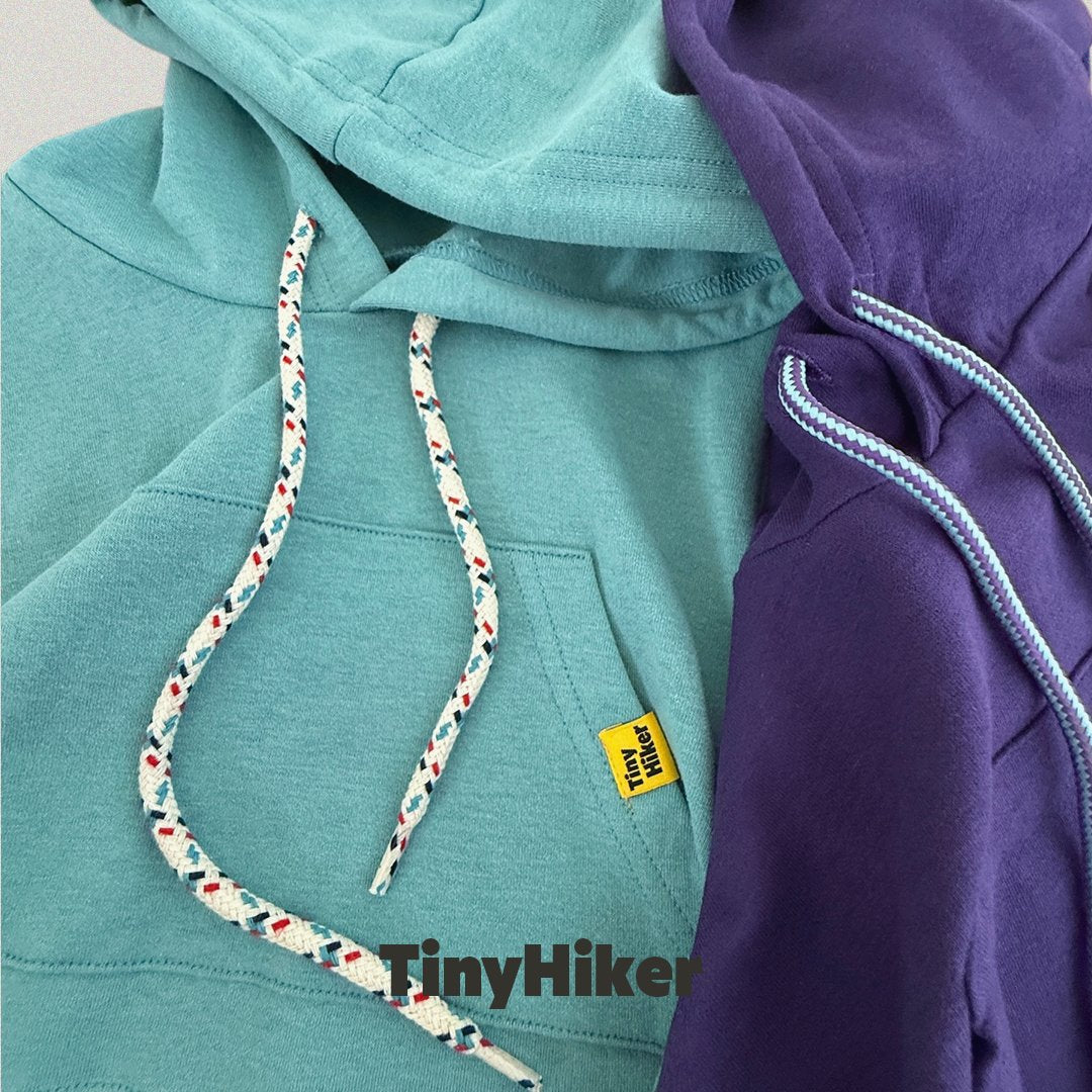 Tiny Hiker Din Din Layered Hoodie