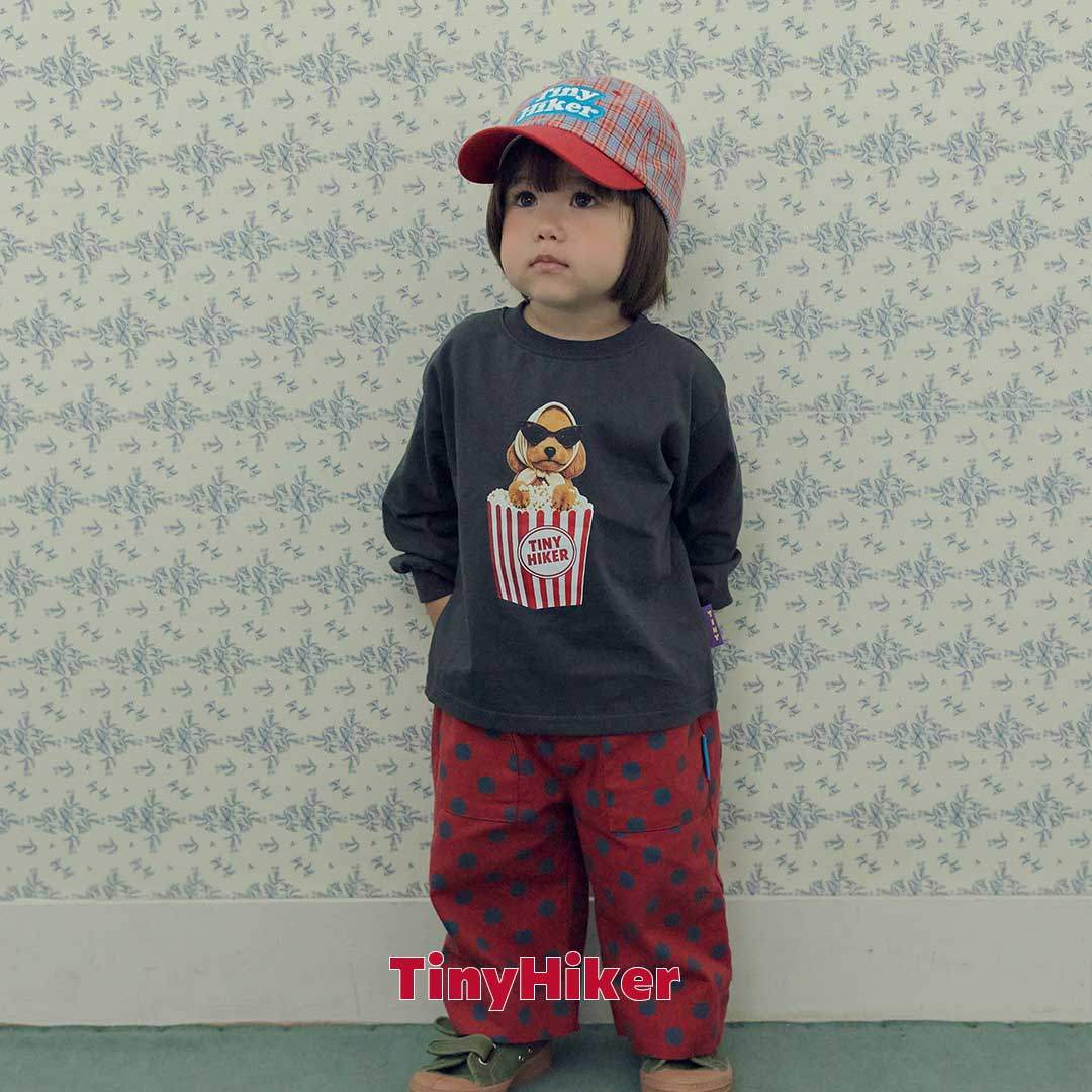 Tiny Hiker Popping Doggy Tee