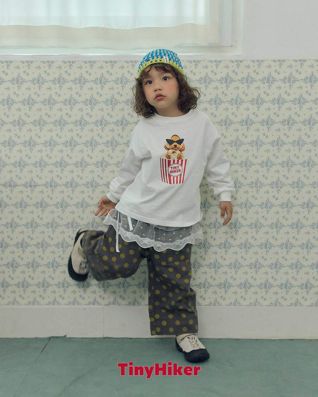 Tiny Hiker Popping Doggy Tee