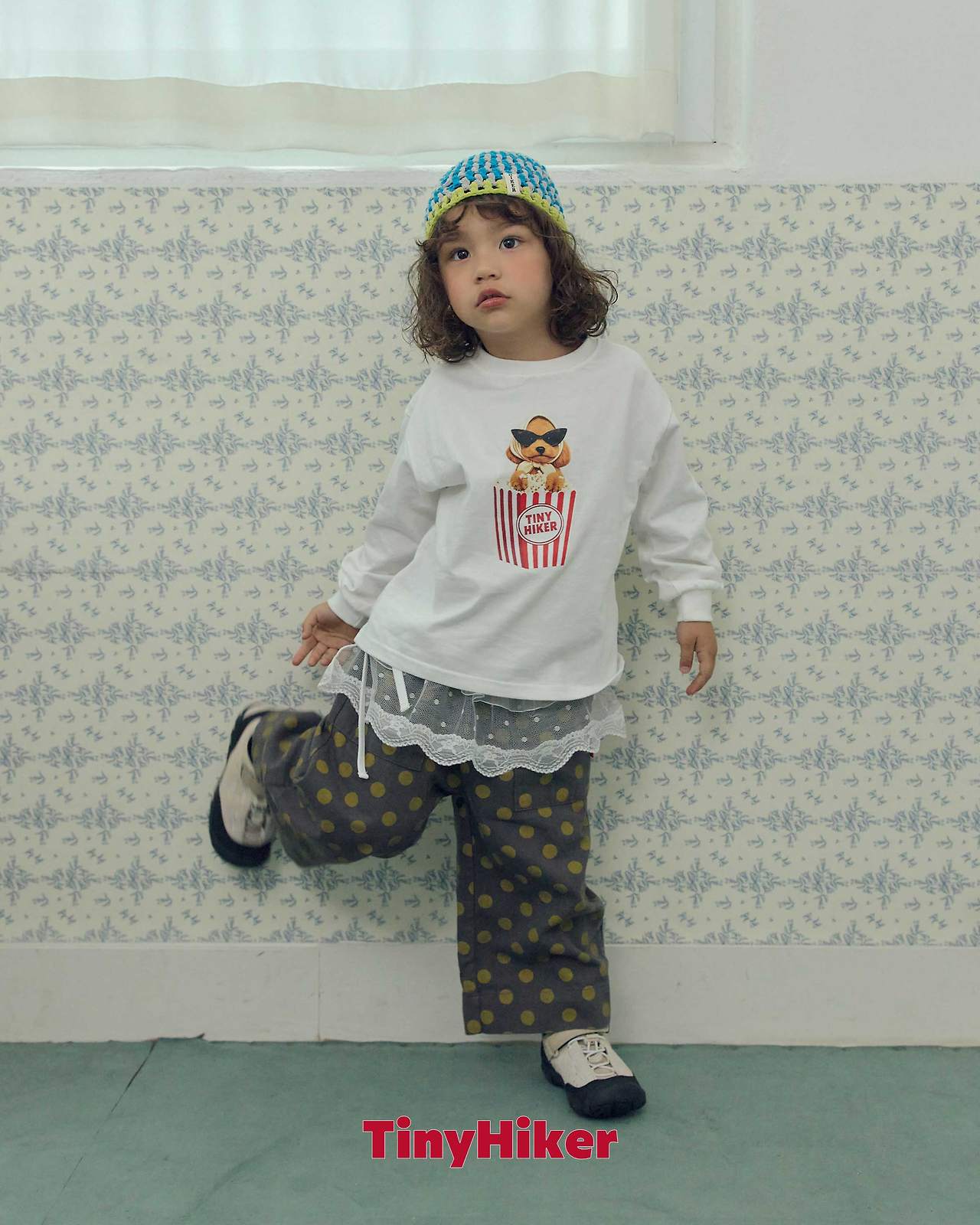 Tiny Hiker Popping Doggy Tee