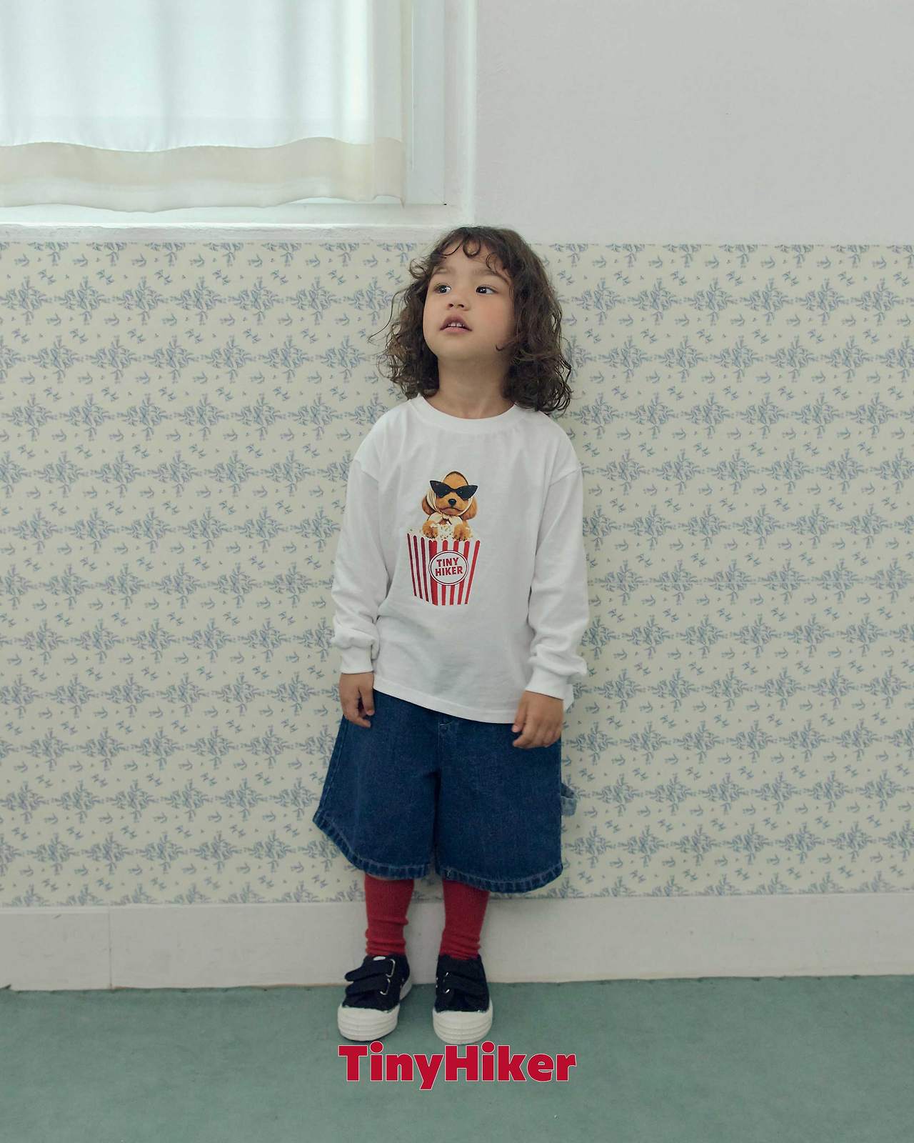 Tiny Hiker Popping Doggy Tee