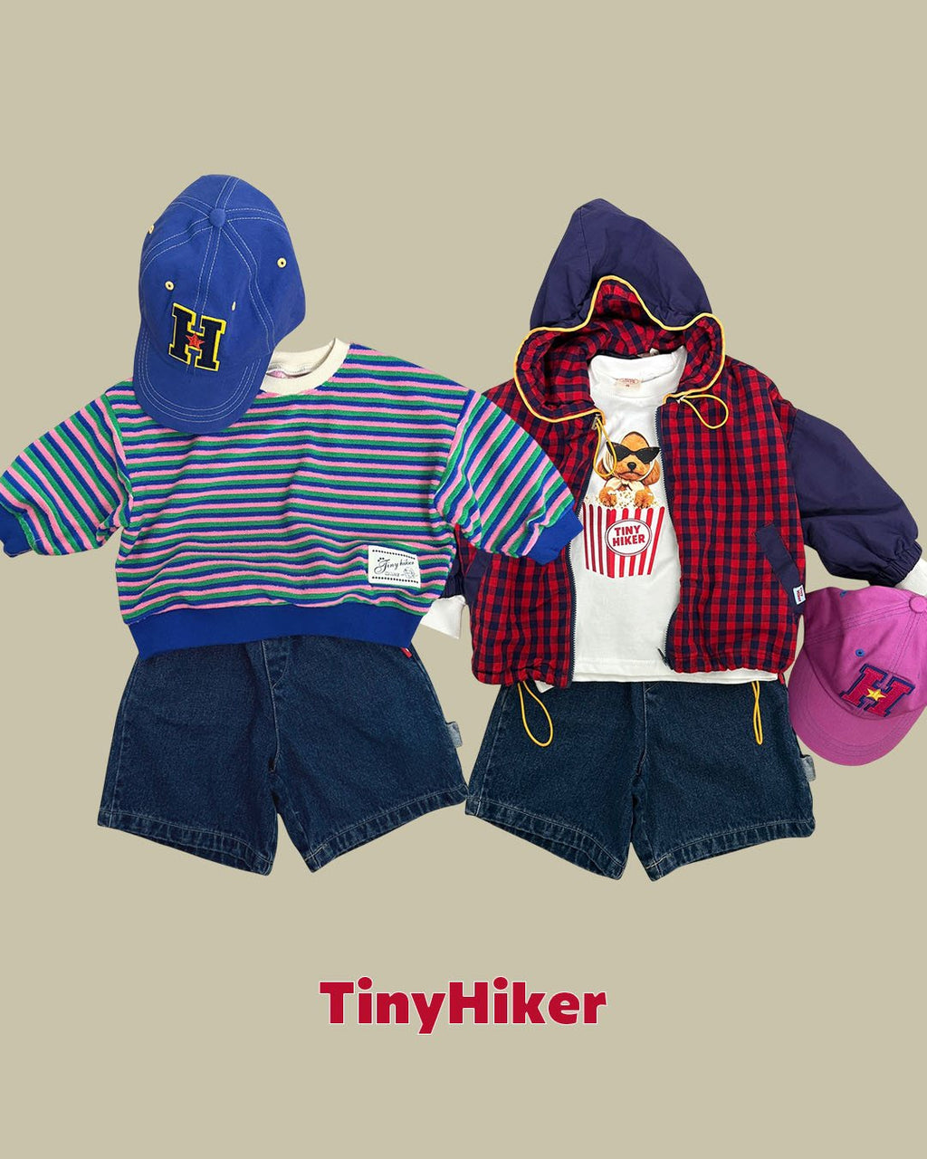 Tiny Hiker Popping Doggy Tee