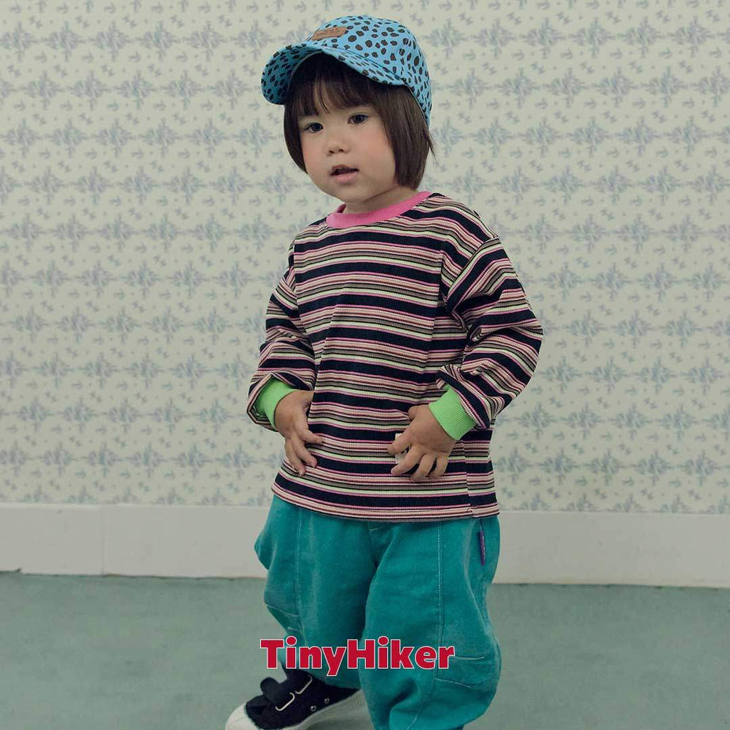 Tiny Hiker Candy Stripe Tee
