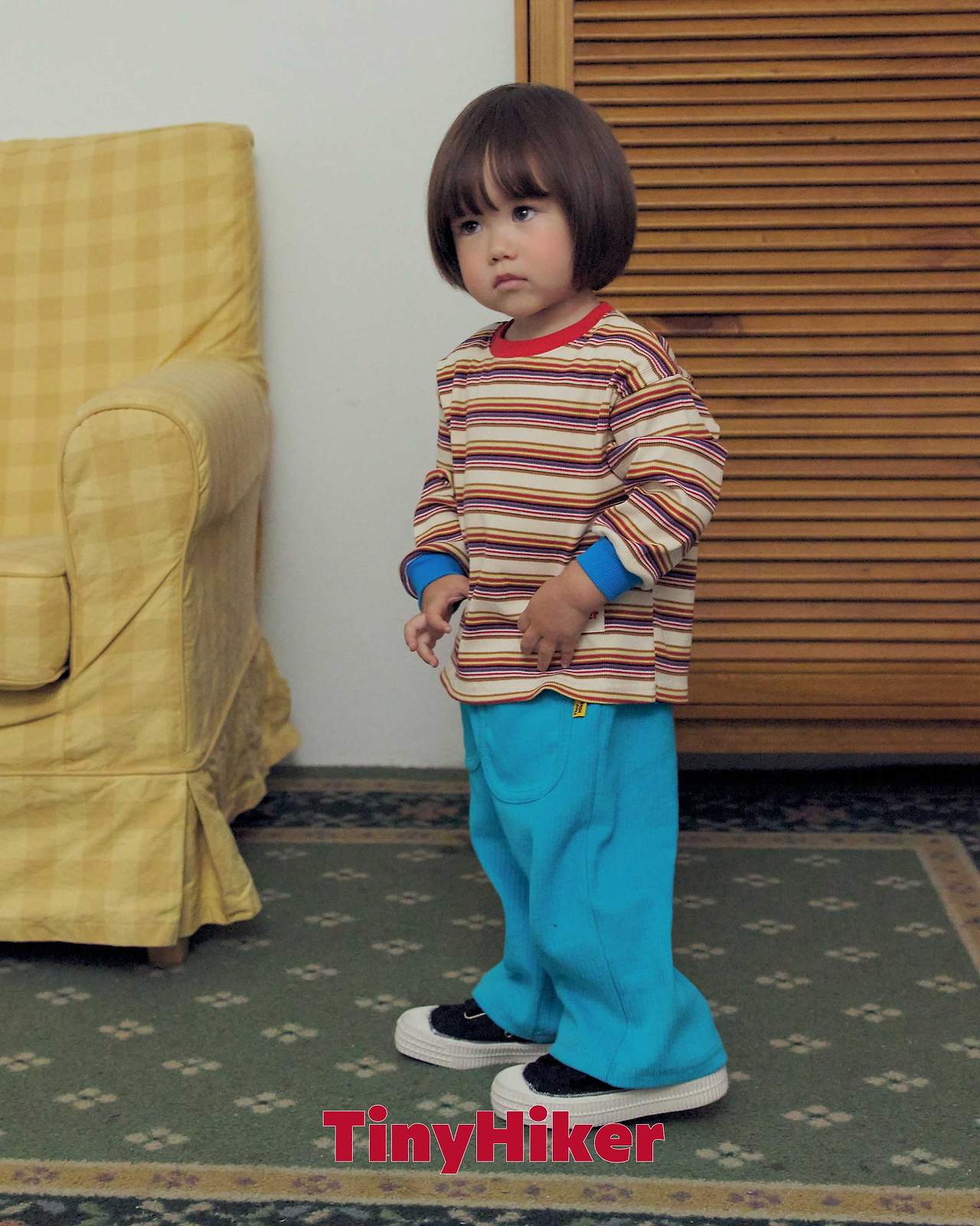 Tiny Hiker Candy Stripe Tee