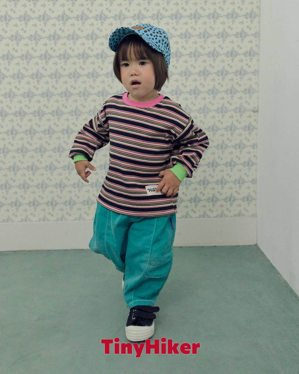 Tiny Hiker Candy Stripe Tee