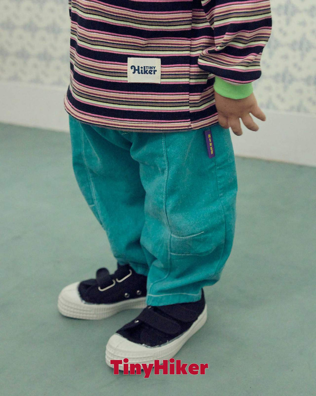 Tiny Hiker Candy Stripe Tee