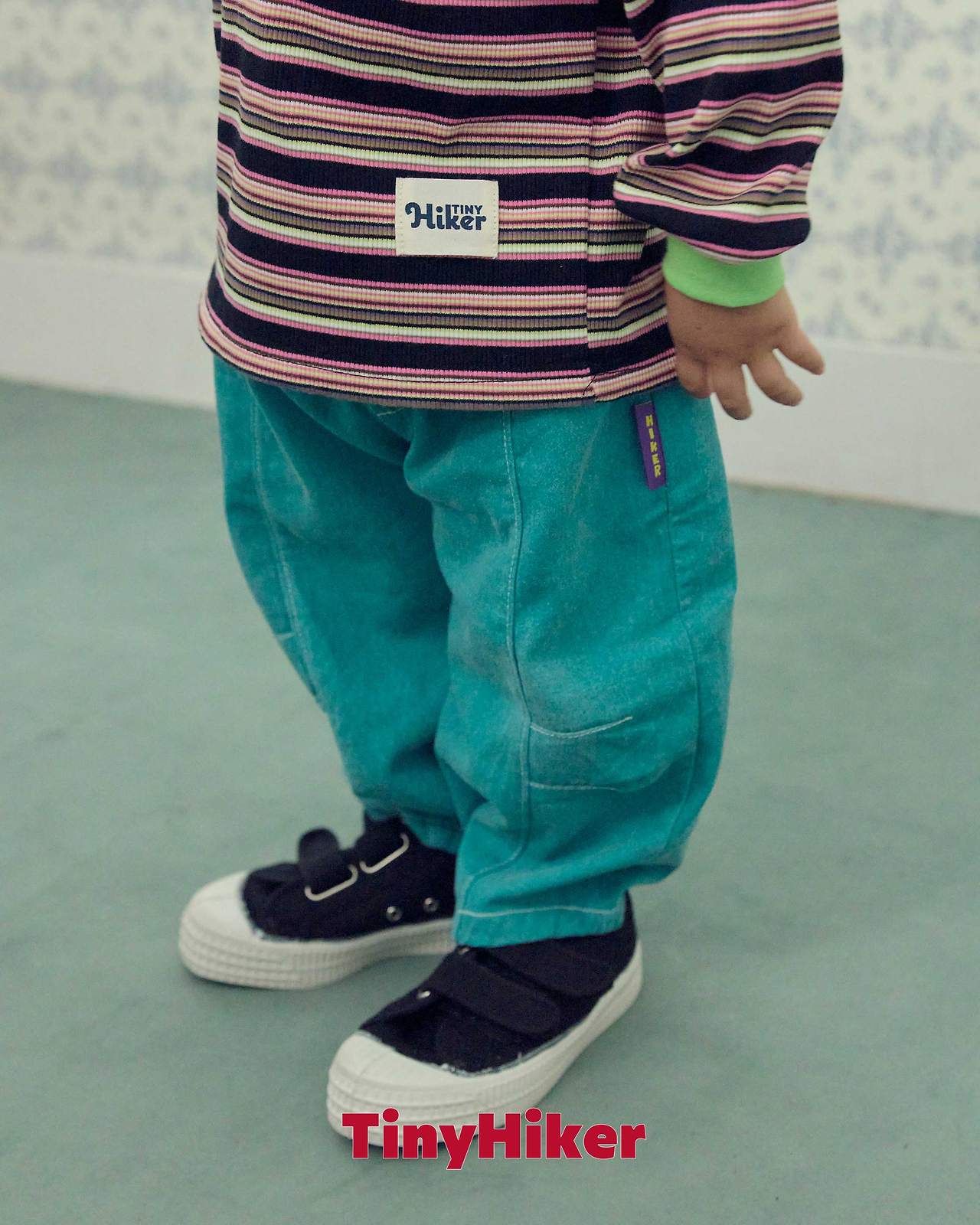 Tiny Hiker Candy Stripe Tee