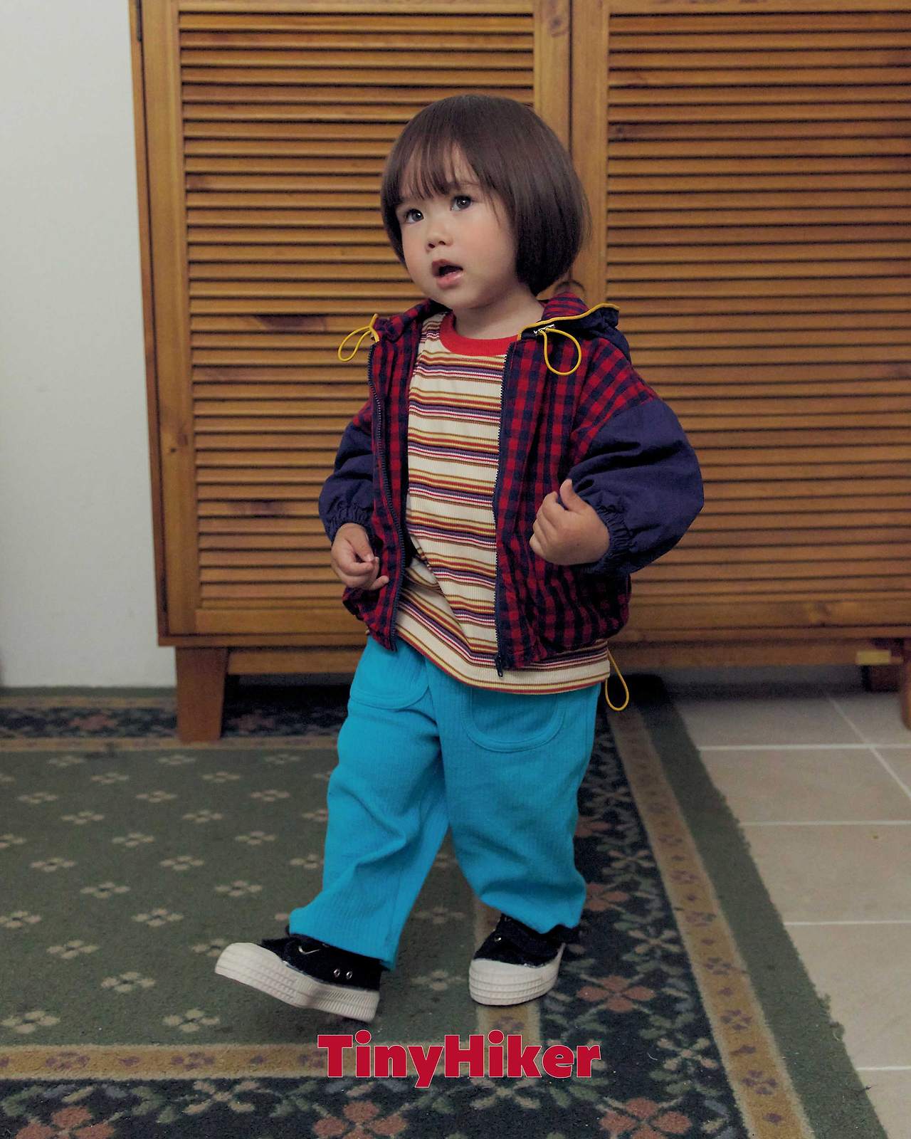 Tiny Hiker Candy Stripe Tee
