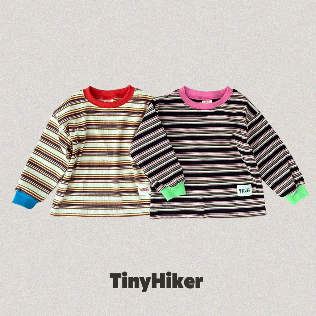 Tiny Hiker Candy Stripe Tee