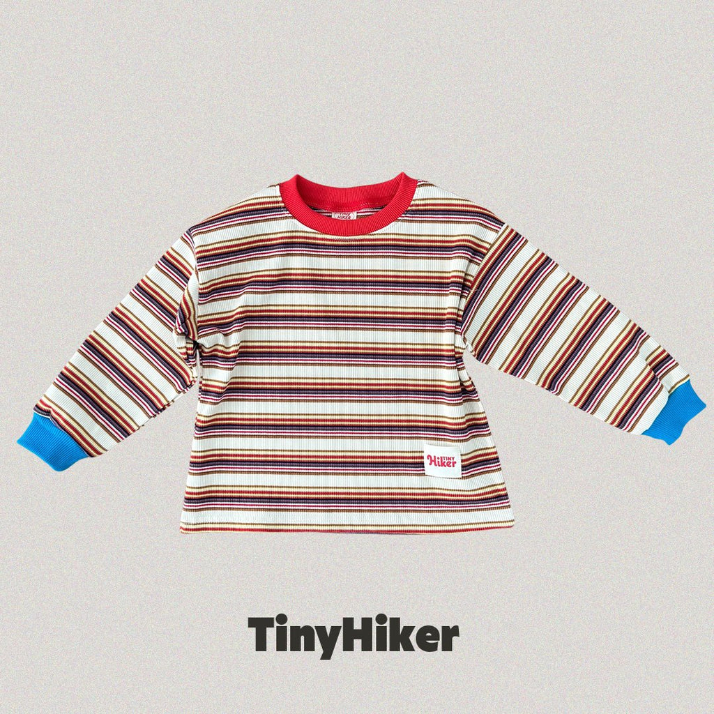 Tiny Hiker Candy Stripe Tee